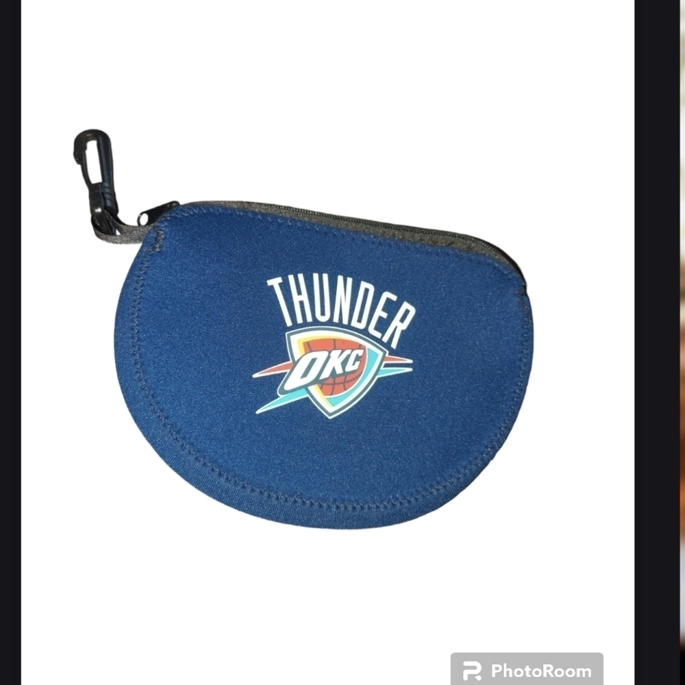 Oklahoma City thunder basketball. Small waste bag.